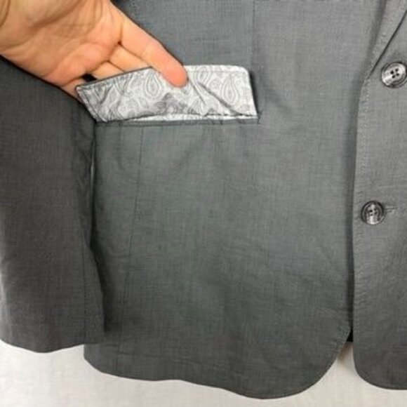 Joseph Abboud Cotton Blazer Mens‎ M Double Vent 2 Button Casual Preppy Academia - Picture 3 of 14